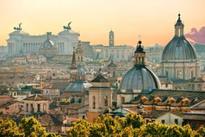 Roma: el Coliseo y la Ciudad Eterna desde el aire
