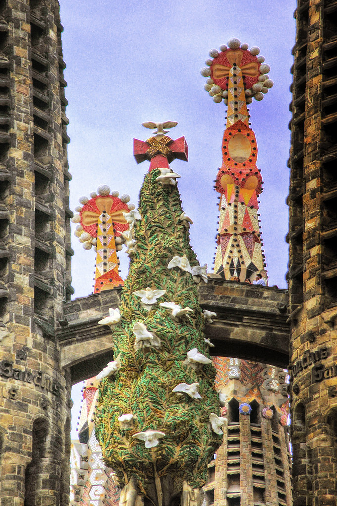 La Sagrada Família de Gaudí, la basílica inacabada más famosa del mundo.