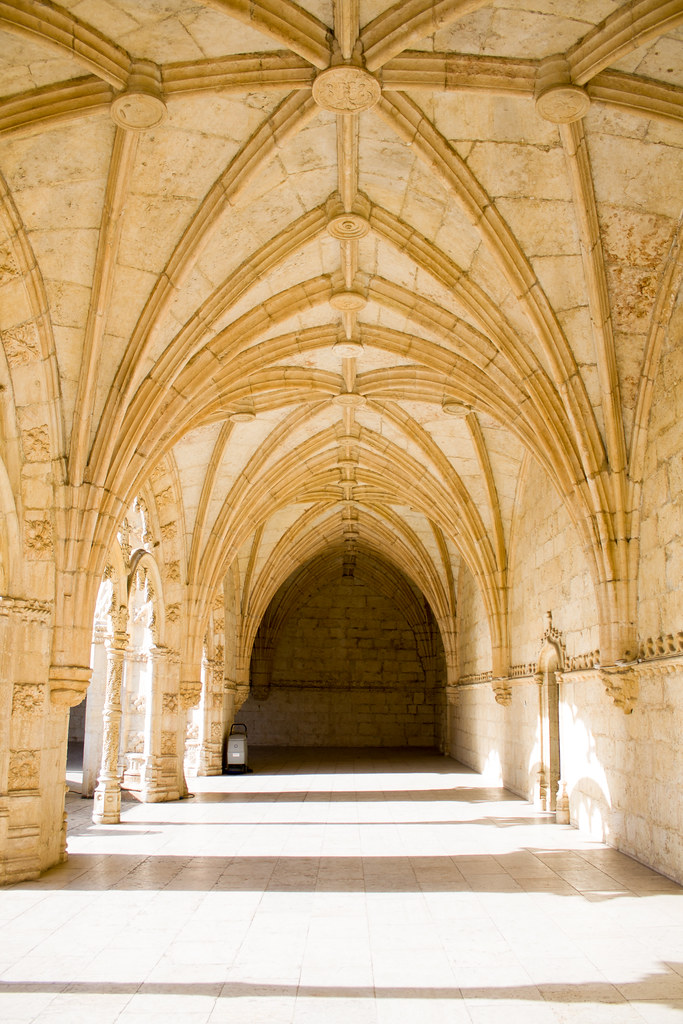 El Monasterio de los Jerónimos, con su fachada manuelina.